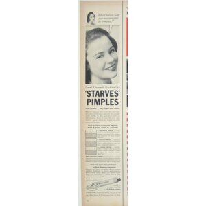 Vintage 1950s Clearasil Medication Advertisement MOD Print AD
